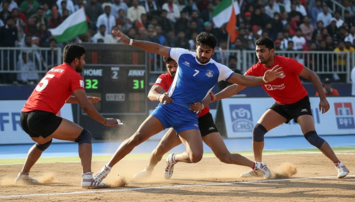 foul in a kabaddi match