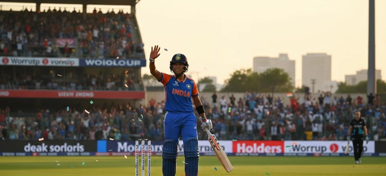 the moment of the Indian national team match